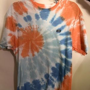 tie dye vans shirt